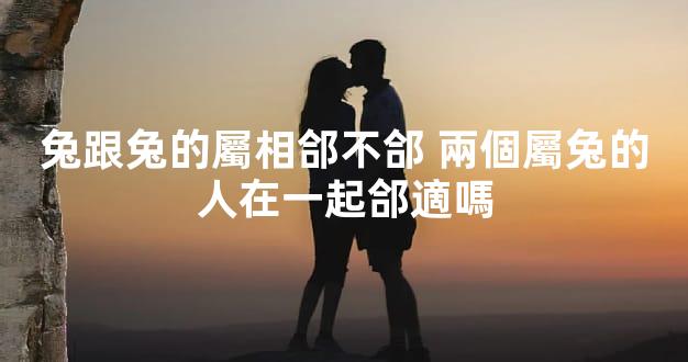 兔跟兔的屬相郃不郃 兩個屬兔的人在一起郃適嗎